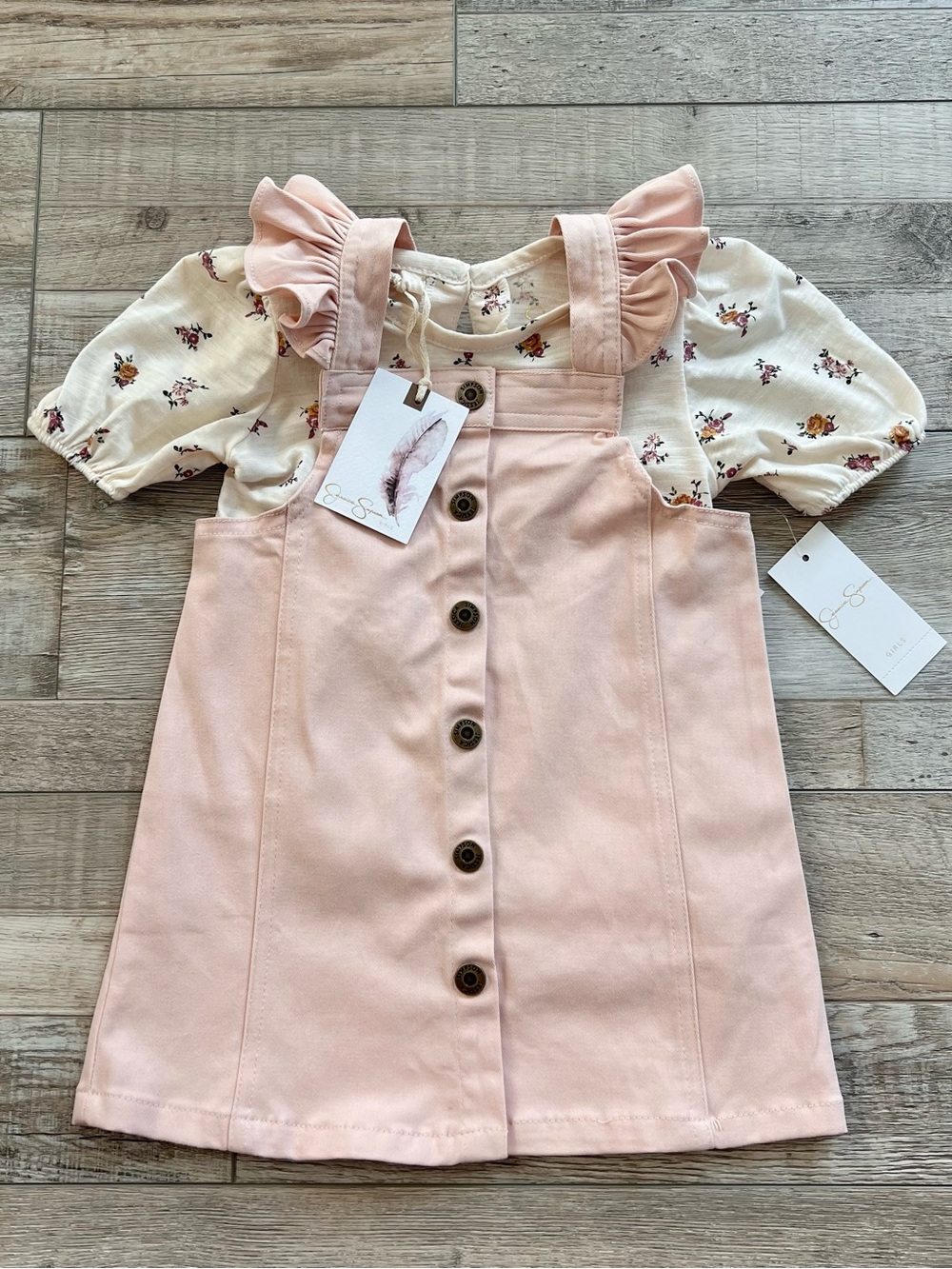 NWT Jessica Simpson Girls Skirtall Dress Size 2T